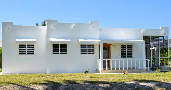 Adobe-style white house