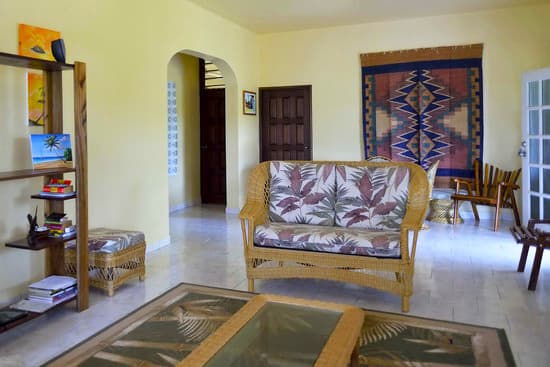 Exotic living room with rotan furniture